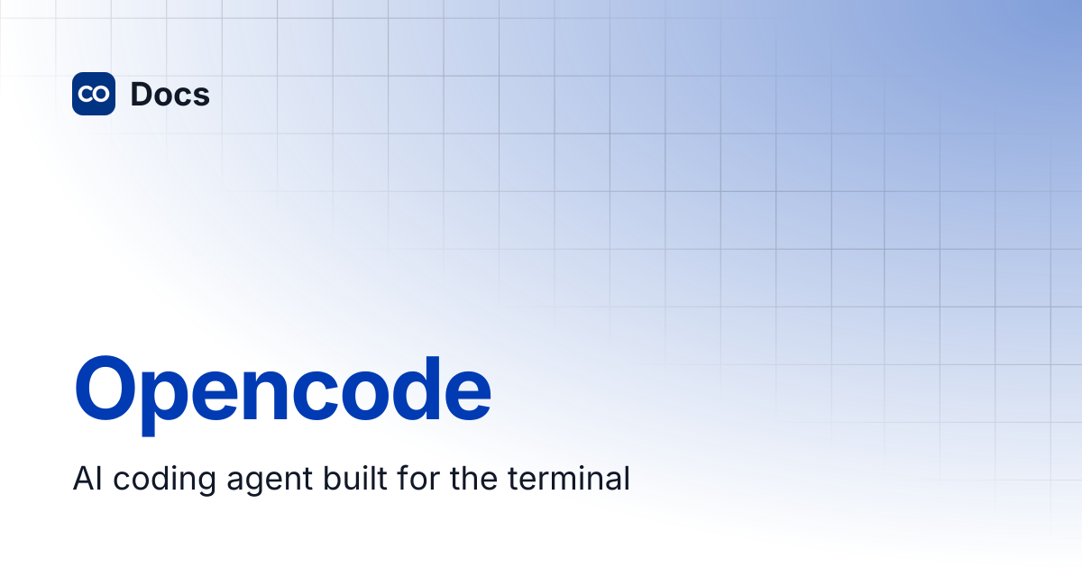 Opencode | Docs